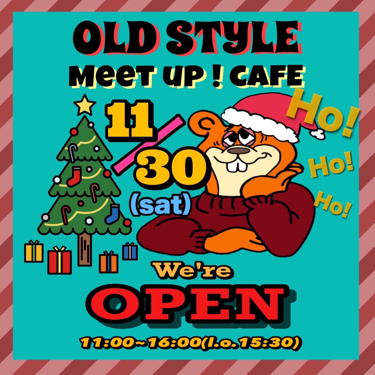 OLD STYLE meetup! cafe 11/30 Open